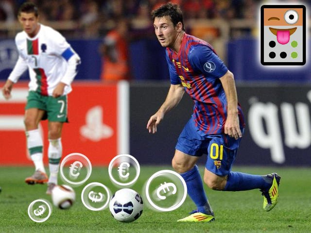 Combien gagne un footballeur star par passe ?