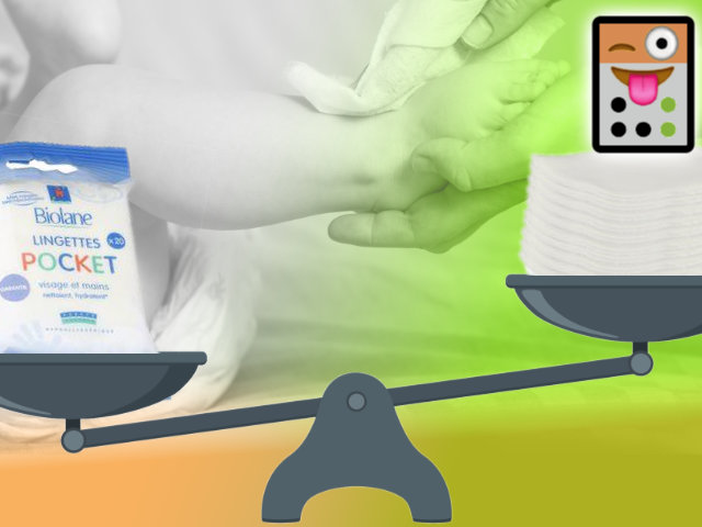 Cotons démaquillants, essuie-tout ou lingettes bébé, combien de kilos de déchets peut-on éviter ?