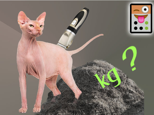 Les kilos de poils et cheveux coupés annuellement