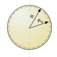 Schéma volumes pomme épluchée ou pas